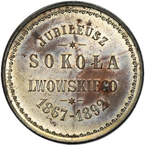 Galicia, Medal on the Occasion of the 25th Anniversary of the Founding of the Lviv Falcon 1892