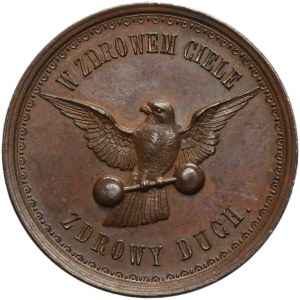 Galicia, Medal on the Occasion of the 25th Anniversary of the Founding of the Lviv Falcon 1892