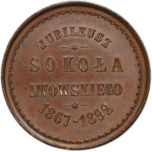 Galicia, Medal on the Occasion of the 25th Anniversary of the Founding of the Lviv Falcon 1892