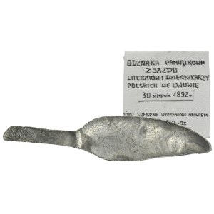 Silver Pen Commemorative Badge, Congress of Polish Writers and Journalists in Lviv 1892