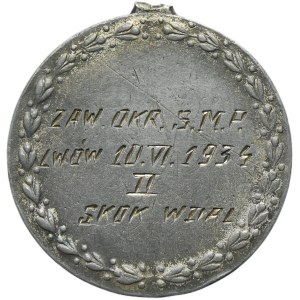 Galicia, Medal 2nd Place in the District Competition in Long Jump Lviv 1934 - Roman Krzyżycki