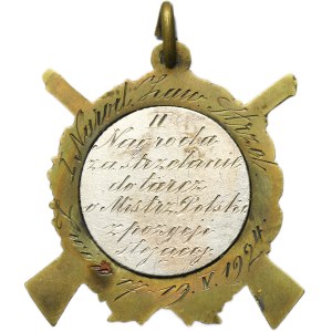 Galicia, Medal II Prize for Target Shooting for the Polish Championship from a Standing Position Lviv 1924