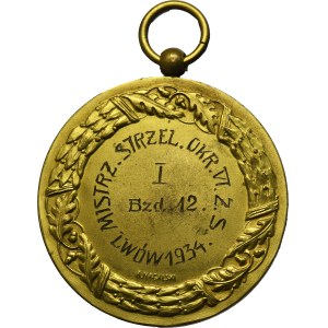 Galizia, Distretto VI Campionato di tiro a segno di Leopoli Medaglia 1934