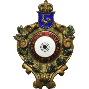 Galicia, Commemorative Badge of the Burghers Riflemens Society in Lviv 1896