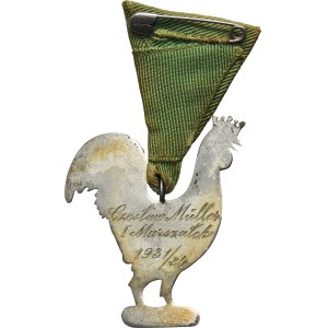Galicia, Medal of the Burghers Riflemens Society, Silver Cock, 19th century