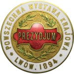 Galicie, insigne du présidium de l'exposition nationale universelle de Lviv 1894