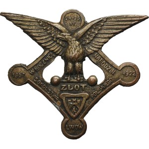 Commemorative Badge for the 50th Anniversary of the Polish Falcons Lviv 1922