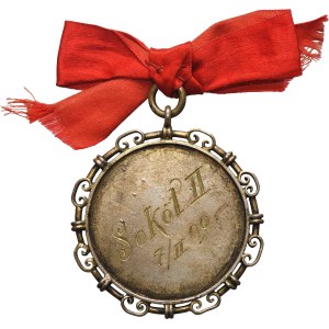 Medaglia premio della Società Ginnastica Sokol, 1° premio per la gara dei 1500 m 1909
