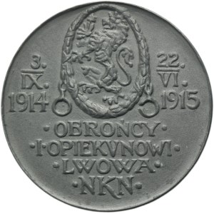 Galícia, medaila Tadeusz Rutowski, obranca a ochranca Ľvova 1915