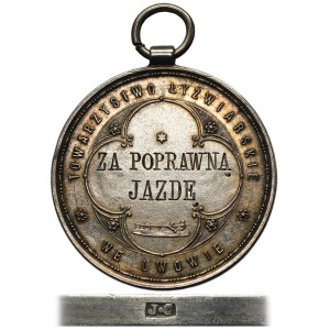 Galicia, Award Medal for Correct Skating of the Lviv Skating Society, end of the 19th century