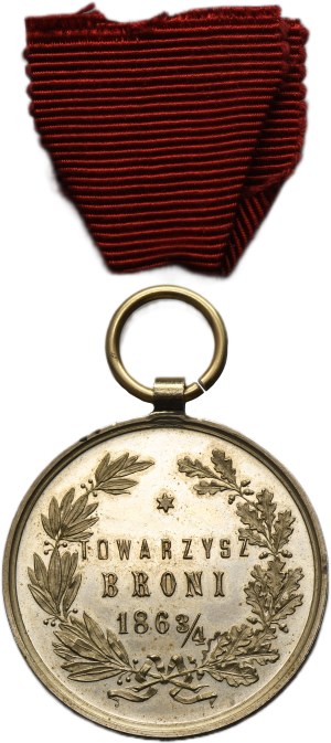 Medal Comrade in Arms 1863/4, For participants of the January Uprising 1888