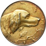 Galicie, Médaille du Club galicien pour l'élevage et le dressage des chiens de chasse à Lviv, fin du XIXe siècle
