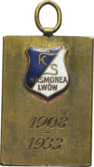 Galicia, Plaque 25th anniversary of the Hasmonea Sports Club in Lviv 1933
