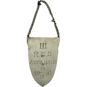 Galicia, Award medal for 3rd place in the Australian RKS race 1931