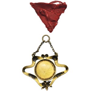 Galicia, Sports Section Badge for the 10 Kilometer Run 1908