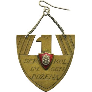 Galicia, Badge of Third Place in the Womens 10 km Cycling Race 1938