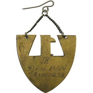 Galicia, Badge of Third Place in the Womens 10 km Cycling Race 1938