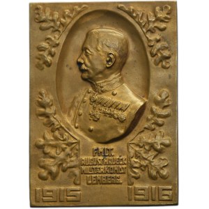 Galicia, Plaque Commemorating Field Marshal August Hajeck, Military Commander of Lviv 1916