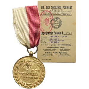 Galicia, Award Medal of the 7th Polish Falconry Rally in Poznań with ID 1929