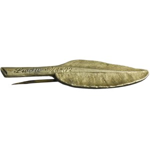 Silver Pen Commemorative Badge, Congress of Polish Writers and Journalists in Lviv 1892