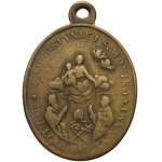 Religious Medal of St. Augustine and St. Monica, ca. 1880
