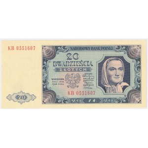 20 zloty 1948 - KB
