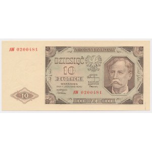 10 złotych 1948 - AW