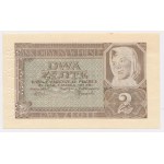 WZÓR 2 złote 1940 - z perforacją - bez serii i numeru