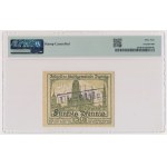 Danzig, 50 fenig 1919 - green - UNGÜLTIG stamp