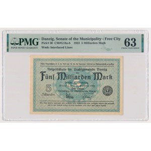 Gdansk, 5 billion marks 1923