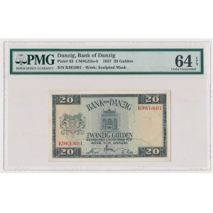 Danzig, 20 guilders 1937 - K