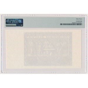 50 zloty 1936 Dabrowski - reverse print only