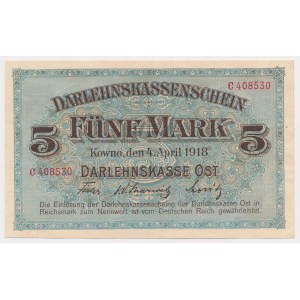 Ost- Kaunas, 5 marks 1918 - C