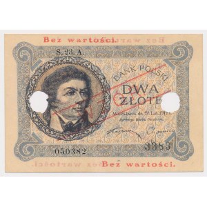 WZÓR 2 złote 1919 - S.23. A. nr 3383