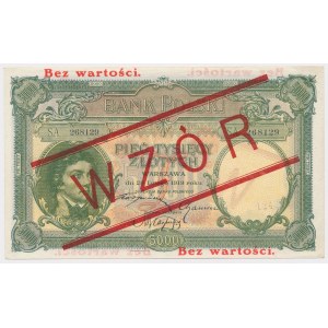 MODEL 5,000 zloty 1919 - with additional numbering device