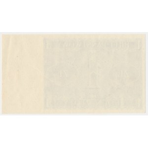 1 zloty 1938 Chrobry - reverse print only