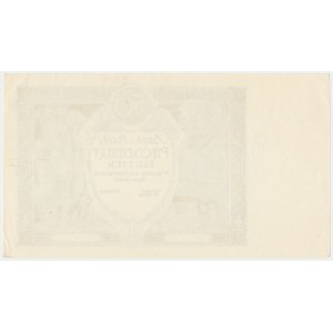 50 zloty 1925 - trial print of the main layer of the obverse