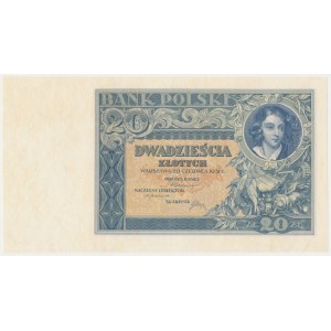 20 złotych 1931 - bez serii i numeru