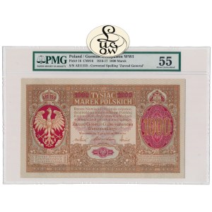 1.000 mkp 1916 Generale - ex. Lucow