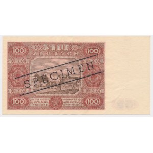 100 złotych 1947 - SPECIMEN - Ser.F 0000000 - rzadkość