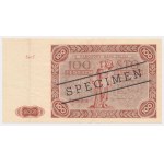 100 złotych 1947 - SPECIMEN - Ser.F 0000000 - rzadkość