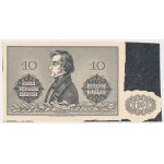PROJECTS of the reverse of 10 gold 1941 - layers of main and subprint - RARE (2pcs)