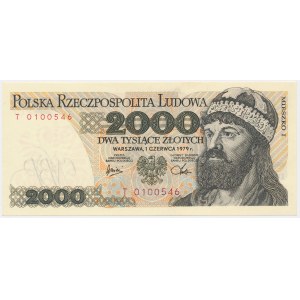 2,000 zloty 1979 - T