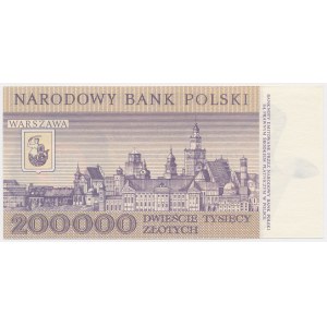 200.000 zł 1989 - E - numer 0050003