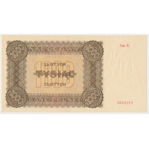 1,000 zloty 1945 - Ser.B