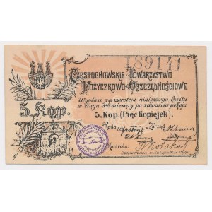 Częstochowa Fire-Savings Society, 5 kopecks 1914