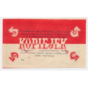 Częstochowa Fire-Savings Society, 5 kopecks 1914