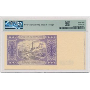 Color sample 100 gold 1948 - purple - reverse purple