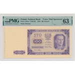 Color sample 100 gold 1948 - purple - reverse purple