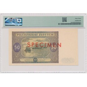 SPECIMEN 50 zloty 1946 - S 0000000 - ACCEPTED design